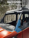 Kemimoto - Polaris Xpedition XP / ADV Adjustable Folding Side Mirrors with Guard Plate