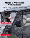 Kemimoto - Yamaha Wolverine X4 Soft Upper Doors