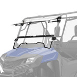 Kemimoto Honda Pioneer 700 / 700-4 2-in-1 Flip Front Polycarbonate Windshield