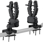 Kemimoto Universal Utv Hunting Tool Holder Gear Mounts (0.875" - 2" Square Bars / 1" - 2" Round Bars) (pair)