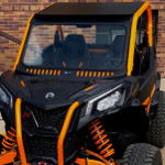 Bent Metal Can-Am Maverick/Commander Vented Glass Windshield