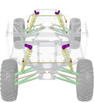 Dirty Teeth Racing '17-'25 Polaris Ranger 2³ Lift Kit