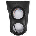 DS18 2017+ Can-am Maverick X3 Waterfall Center Console Speaker Pod Loaded with NXL-IQ 6.5" 2-Way Coaxial Marine Speakers and Digital LED Lights