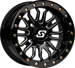 Sedona Onyx Beadlock Wheel - Black/Machined