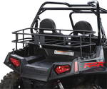 Hornet Outdoors - Polaris RZR 800 Rear Cargo Bed Rack (Powder Coated Black)