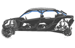 Houser Racing - Can-Am Maverick X3 MAX RivTab DIY (Weld Yourself) Roll Cage Kit