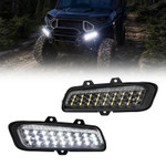 Kemimoto - Polaris Ranger XD 1500 / Crew XD 1500 Front Bumper Accent Lights, Plug & Play, 2-Piece Set