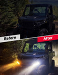 Kemimoto - Polaris Ranger XD 1500 / Crew XD 1500 Front Bumper Turn Signal Lights, 2-Piece Set