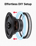 Kemimoto - UTV 6.5" Dreamcolor LED Speaker Rings 4-Pack