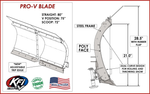 KFI - Kubota RTV-X Complete Pro-V Snow Plow System