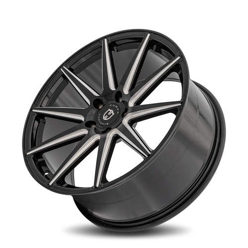 Curva Concepts C49 22x10.5 5x120 40 72.56 Gloss Black Milled (CUR-C49-221051204072BMW)