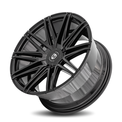 Curva Concepts C48 20x10.5 5x112 35 73.1 Gloss Black (CUR-C48-201051123573BLK)