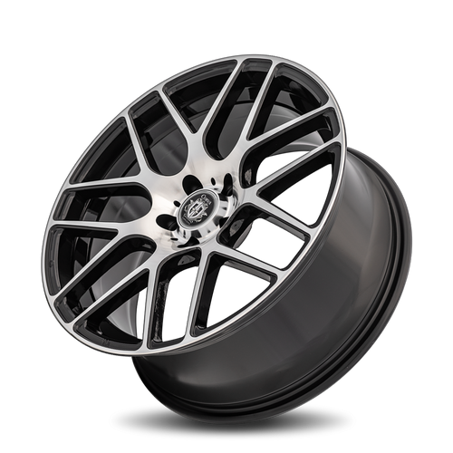 Curva Concepts C7 19x8.5 5x114.3 35 73.1 Gloss Black Machine Face (CUR-C7-19851143573BMF)