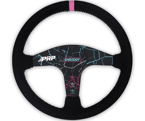 PRP X Shreddy Cracked Flat Steering Wheel