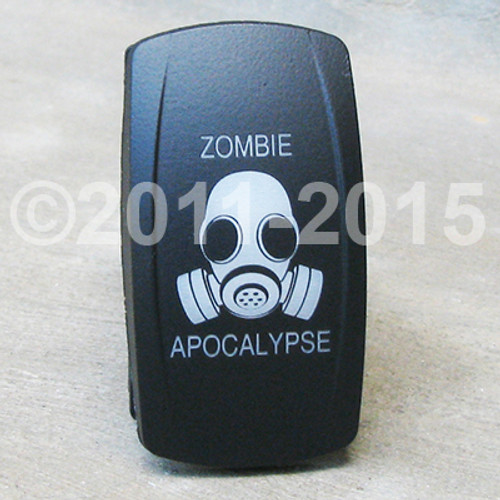 Zombie Apocalypse - Dual Led Lighted Rocker Switch Zombie Apocalypse - Dual Led Lighted Rocker Switch