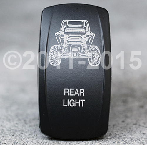 Rzr Rear Light - Dual Led Lighted Rocker Switch - vvpzc-RZ5RL