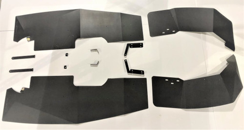 2019+ Polaris RZR XP 1000 / XP Turbo / XP Turbo S Trail Armor Super Wide Mud Flap Fender Extensions - TARZRMFFE1000-19XL