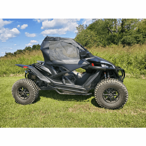 3 Star | CFMoto ZForce 950 | Upper Doors w/ Mesh Windows - FG-CFMZ95-DOH-MBL