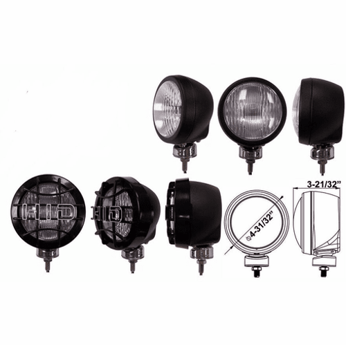 Eagle Eye - 4" Black Or Stainless 35W Hid Lights - HID505BD