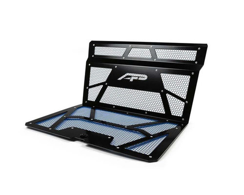 Agency Power Polaris RZR XP 1000/Turbo Vented Engine Cover (Gloss Black/Blue) Agency Power Polaris RZR XP 1000/Turbo Vented Engine Cover (Gloss Black/Blue)