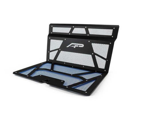 Agency Power Polaris RZR XP 1000/Turbo Vented Engine Cover (Matte Black/Blue) Agency Power Polaris RZR XP 1000/Turbo Vented Engine Cover (Matte Black/Blue)