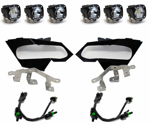 Baja Designs S1 Triple LED Headlight Kit for Can-Am Maverick X3