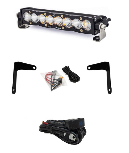 Baja Designs S8 10" Shock Mount Light Bar Kit for Can-Am Maverick X3