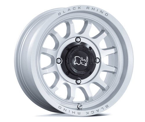 Black Rhino Rapid UTV Wheel | 14" | 15" - Hyper Silver w/ Machined Face - Rapid