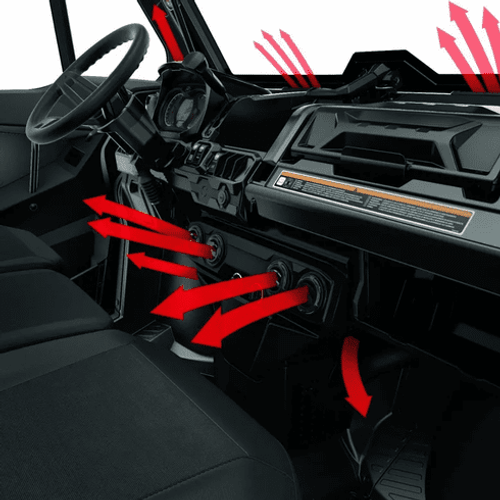 Can-Am 2020 Defender - Defrost, Heat and Ventilation System