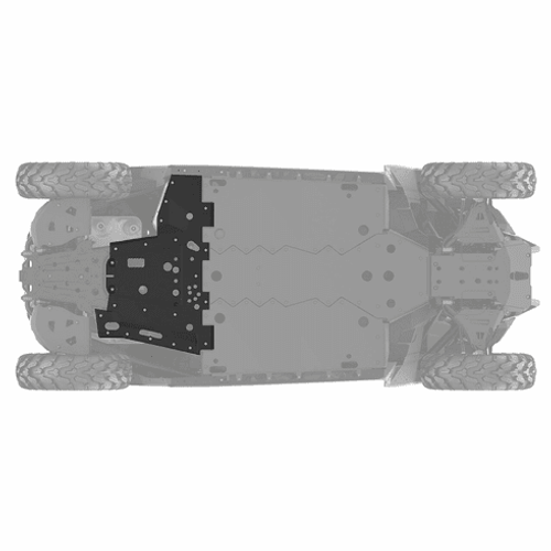 Can-Am Maverick Trail HMWPE Rear Skid Plate