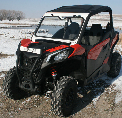 Ryfab Can Am Maverick Trail|Sport Glass Folding Vented Windshield Ryfab Can Am Maverick Trail|Sport Glass Folding Vented Windshield