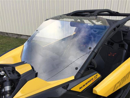 Can-Am Maverick X3 Hard Coated Windshield w/Fast Straps by EMP Can-Am Maverick X3 Hard Coated Windshield w/Fast Straps by EMP