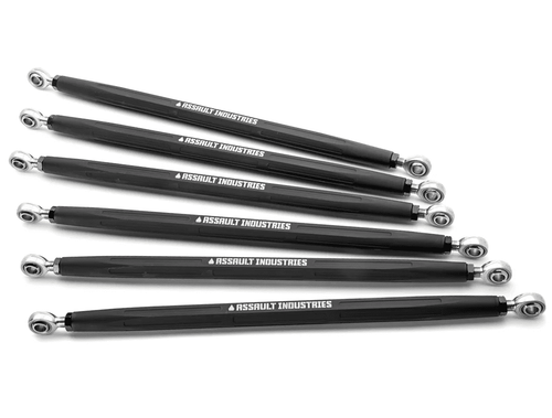 Assault Industries | 2017+ Can-am Maverick X3 | Heavy Duty Radius Rods - Turret Style Assault Industries | 2017+ Can-am Maverick X3 | Heavy Duty Radius Rods - Turret Style