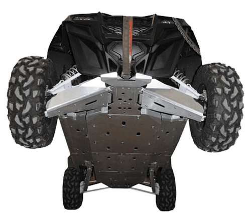 Ricochet|2012-2014 Polaris RZR XP 900 4|Complete Skid Plate Set - rico-7557F