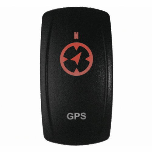DragonFire Racing Laser-Etched Dual LED GPS Switch (Red) DragonFire Racing Laser-Etched Dual LED GPS Switch (Red)