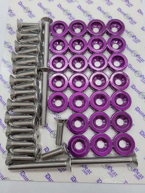 Dune Gear 26-Piece Fender Bolt & Washer Kit for Polaris RZR / Can-Am Maverick X3 Dune Gear 26-Piece Fender Bolt & Washer Kit for Polaris RZR / Can-Am Maverick X3