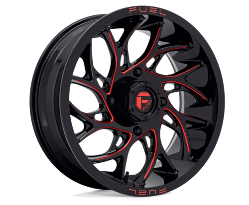 Fuel D779 Runner UTV Wheel | 18" | 20" | 22" | 24" - Gloss Black Milled Candy Red - D779