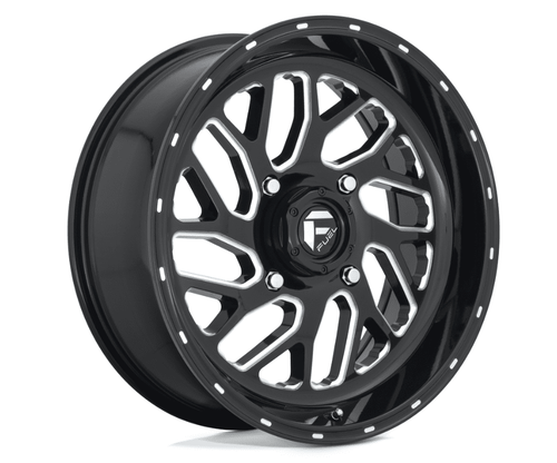 Fuel D581 Triton UTV Wheel | 16" | 18" | 20" | 22" | 24" - Gloss Black Milled Fuel D581 Triton UTV Wheel | 16" | 18" | 20" | 22" | 24" - Gloss Black Milled