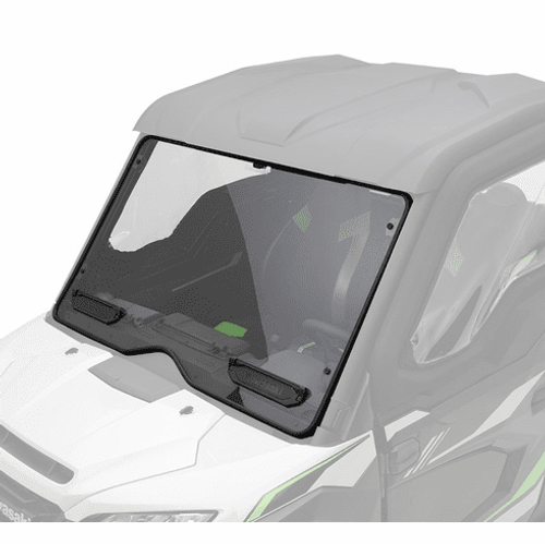 Genuine Kawasaki|2024+ Kawasaki Ridge KQR Vented Fixed Windshield - Poly - 99994-1764