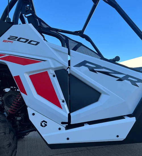 Geiser Polaris RZR 200 Kick Plates - GP018PO046