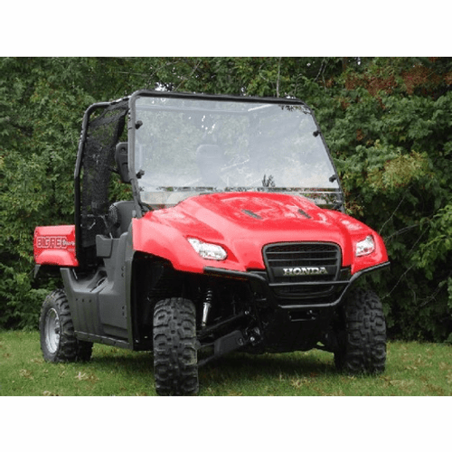 3STAR|Honda Big Red - Lexan Windshield with Vent and Clamp Options - HONRED-GX1-CLR