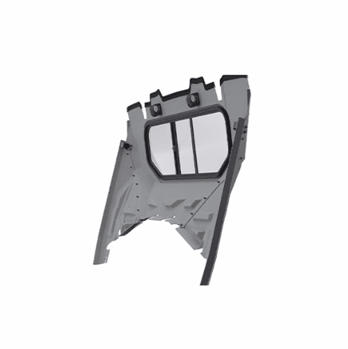 Honda Pioneer 1000 Hard Rear Panel Gray | Black Honda Pioneer 1000 Hard Rear Panel Gray | Black