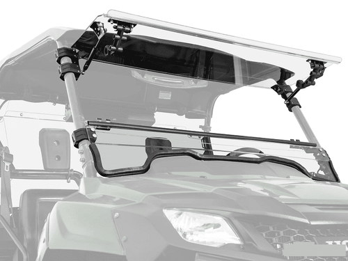 Super ATV|2014+ Honda Pioneer 700|700 4|Scratch Resistant Flip Windshield - Poly