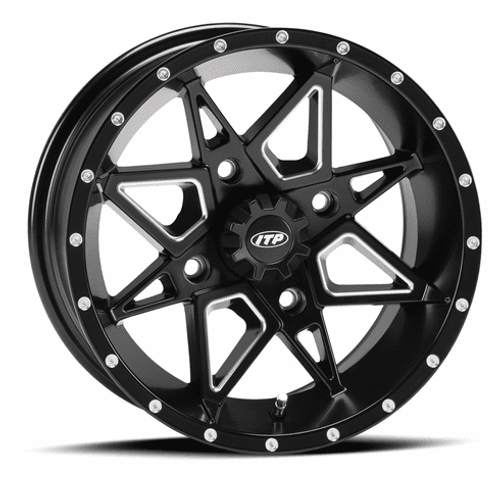 ITP | Tornado Matte Black Wheel - 14" | 15" | 17" ITP | Tornado Matte Black Wheel - 14" | 15" | 17"