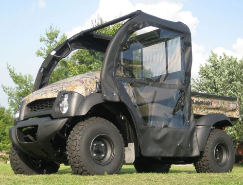 Kawasaki Mule 600 | 610 Soft Doors Rear Window Combo