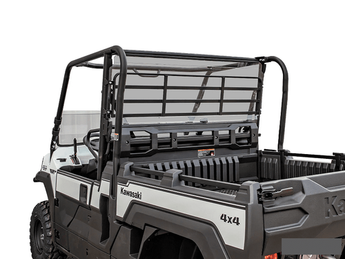 Super ATV|2016+ Kawasaki Mule Pro FX|Pro DX|Rear Windshield - Poly