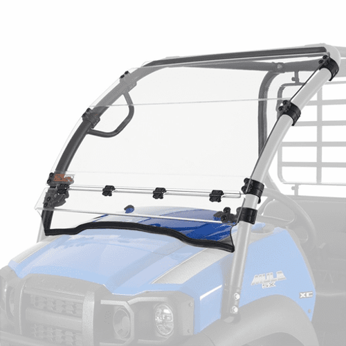 Kolpin|2017+ Kawasaki Mule SX|Full Fold 2 Piece Windshield