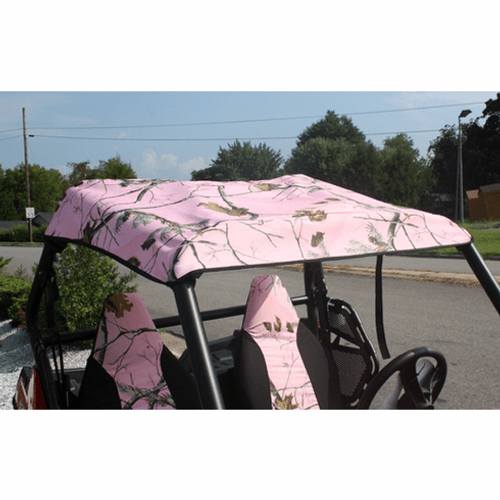 Polaris RZR Roof Cover Realtree AP Pink Camo
