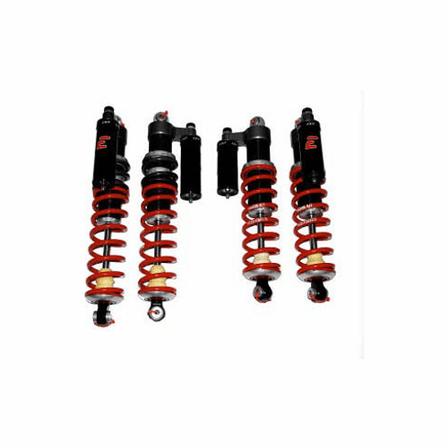 Polaris RZR Stock Replacement Shocks X1 Single Rate - Zbros Racing Exit