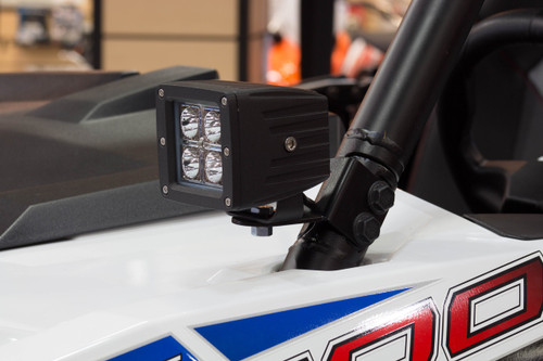 Polaris RZR XP 1000 / RZR 900 Hood A-Pillar Light Mounts with LED Lights - Pair Polaris RZR XP 1000 / RZR 900 Hood A-Pillar Light Mounts with LED Lights - Pair